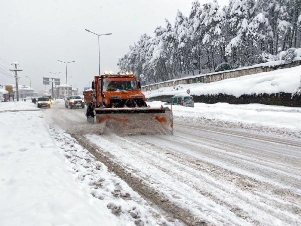 Bartın'da Kar Yağışı Etkili Oluyor