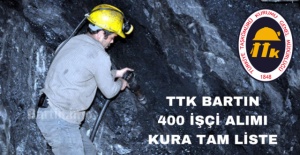 Bartın'dan TTK'ya alınacak 400 Maden işçisi için nihai liste açıklandı