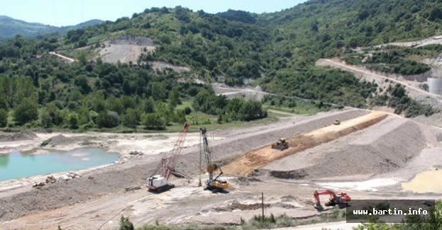 Kozcağız Barajında Çalışmalar Hızlandı