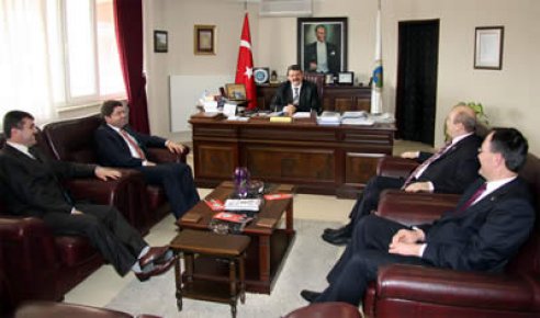 AKP teşkilatından Başkan Akın'a ziyaret
