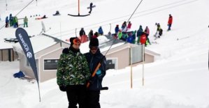 Kartalkaya'da kayak sezonu erken kapandı