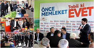 İstikrarla gelişen Türkiye’ye EVET