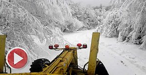 Kardan Kapanan Köy Yolları Açılıyor