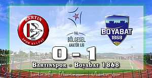 Bartınspor Maça ve Sezona 0-1 Mağlup Başladı