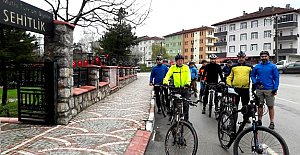 Şehitlere Saygı Bisiklet Turu Yapıldı