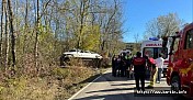 Yolcu minibüsü devrildi: 1 Ölü, 10 Yaralı